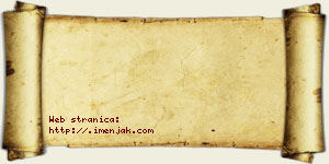 Dimitrije Trnjaković vizit kartica